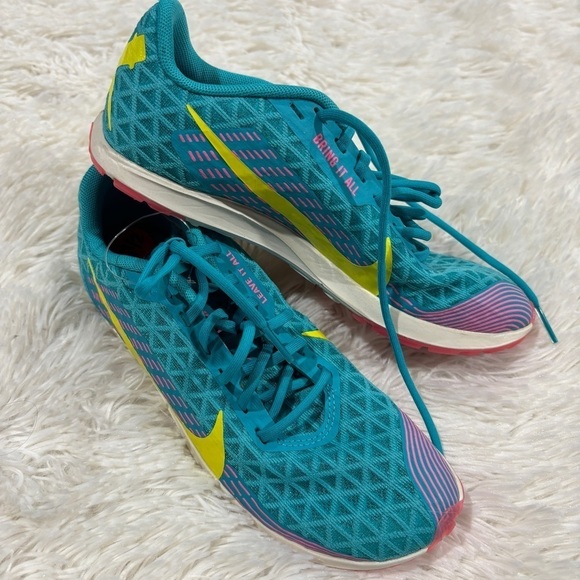 Nike ZOOM RIVAL XC 'ORACLE AQUA PINK Track Running Shoes NEW Size 5.5 - Picture 10 of 10
